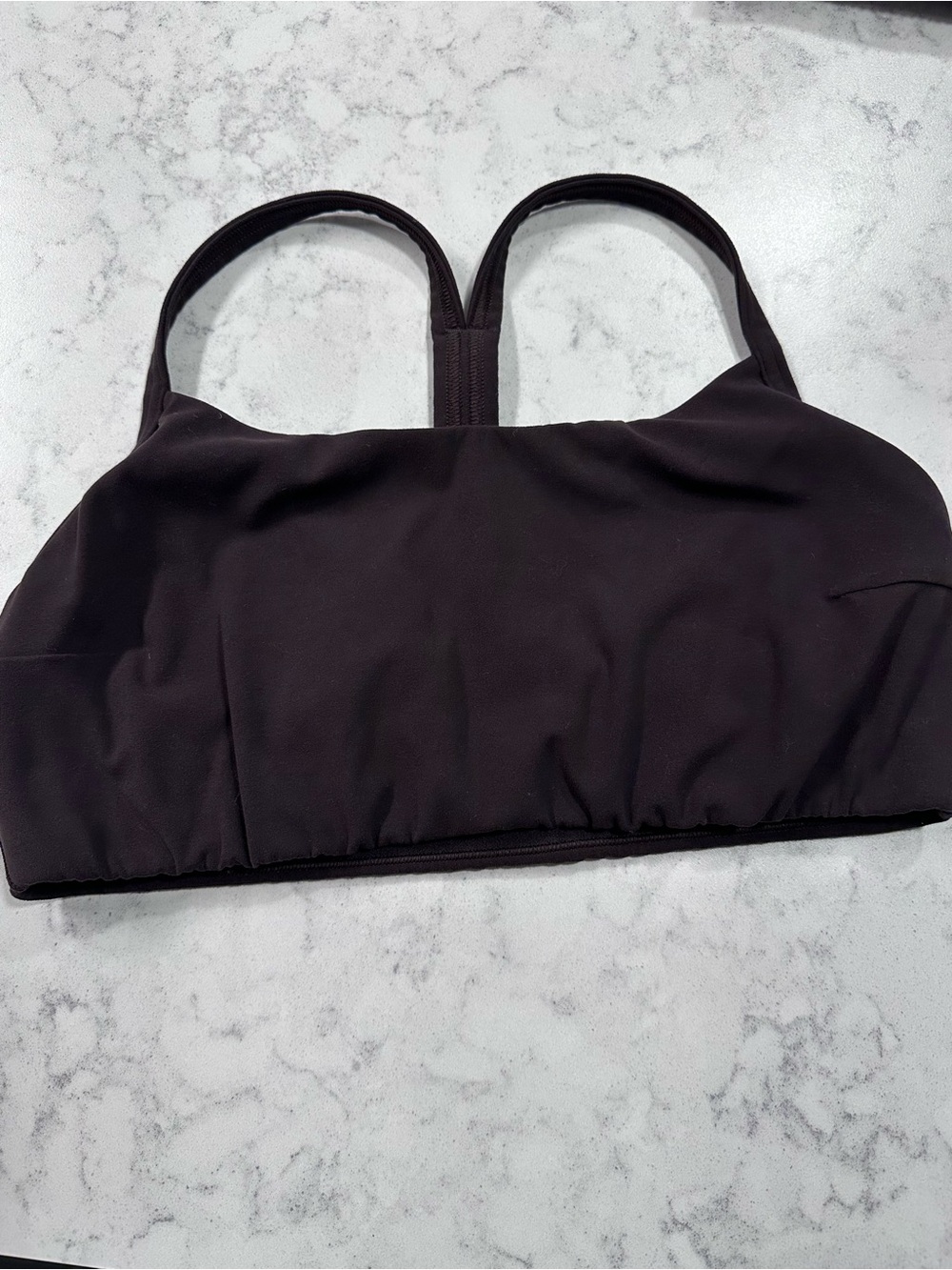 lululemon athletica Brown Racerback Light-Support Sports Bra
